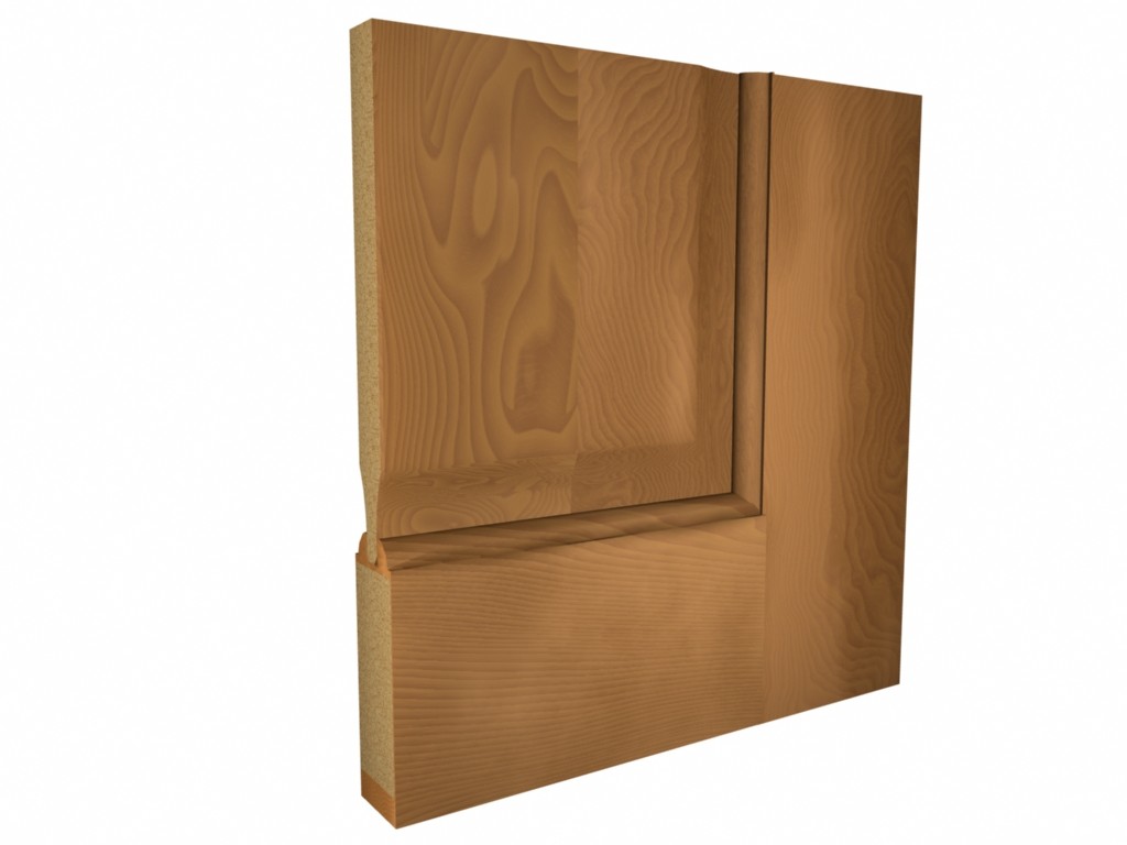 KARONA DOOR 3D Modeling/Rendering The project was to show each of the cabinet door frame styles that the company could make, with a believable wood texture.